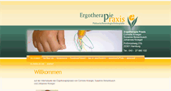 Desktop Screenshot of ergotherapie-kroeger-beisenbusch.de